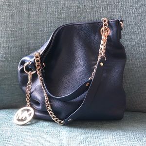 Navy Leather Michael Kors Purse